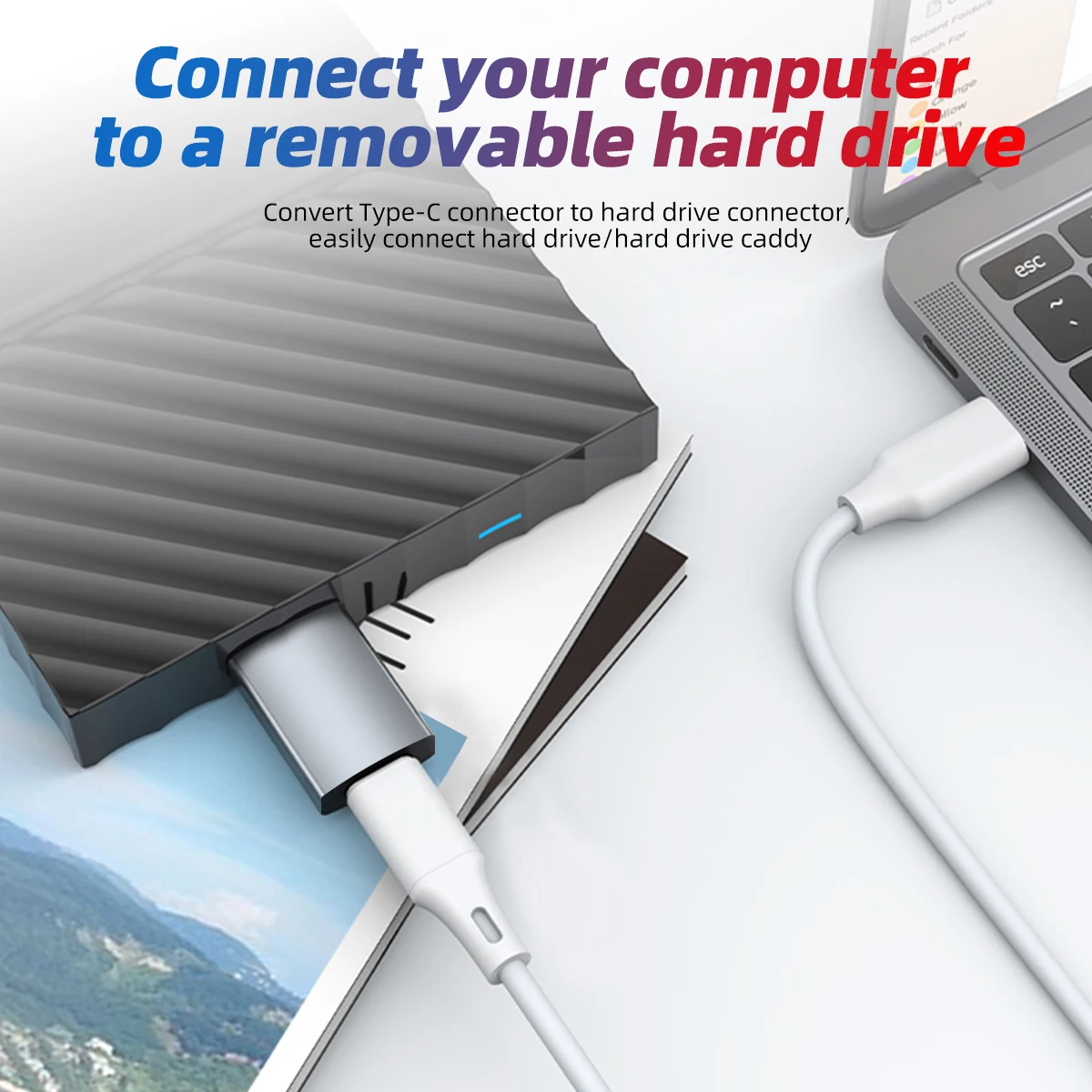 Micro B USB C 3 0 штекер к гнезду типа адаптер Type-C USB3.0 разъем для внешнего жесткого диска