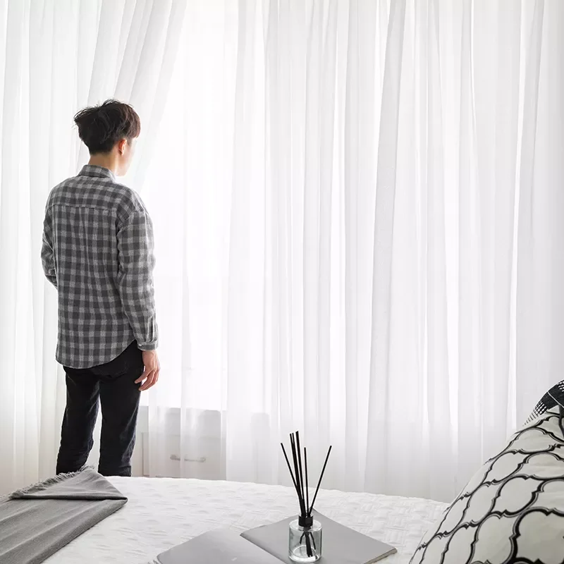 White Tulle Curtains for Living Room Solid Color Curtain Bedroom Sheer Voile Drapes Modern Kitchen Finished Window Treatment
White Tulle Curtains for Living Room Solid Color Curtain Bedroom Sheer Voile Drapes Modern Kitchen Finished Window Treatment
