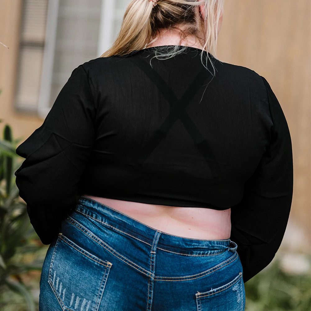 1 PCS Plus Size Womens Summer And Autumn Black Sexy Beach Casual Sports Blouse Loose And Comfortable Top XL-4XL 5XL
1 PCS Plus Size Womens Summer And Autumn Black Sexy Beach Casual Sports Blouse Loose And Comfortable Top XL-4XL 5XL