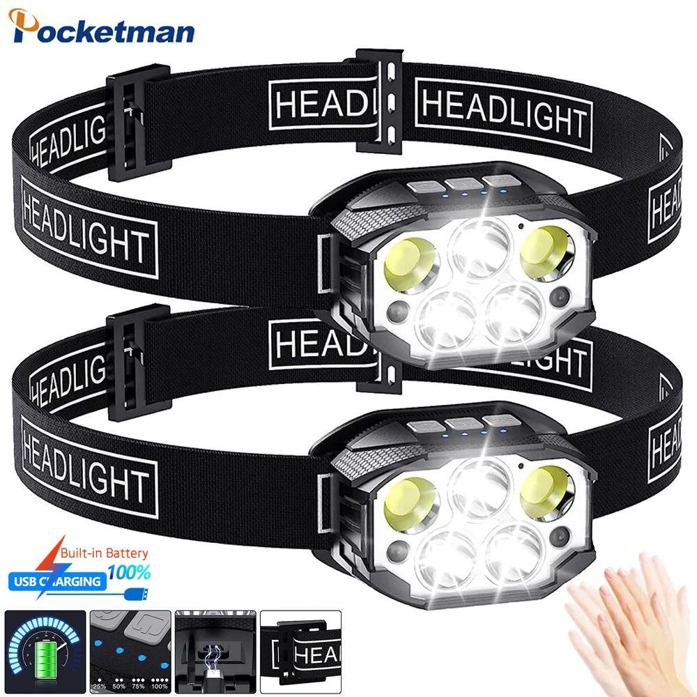 Налобный фонарь Sesnor с зарядкой от USB, Портативный индукционный мини-фонарь для рыбалки с красной лампой, наружный водонепроницаемый налобный фонарь
Налобный фонарь Sesnor с зарядкой от USB, Портативный индукционный мини-фонарь для рыбалки с красной лампой, наружный водонепроницаемый налобный фонарь