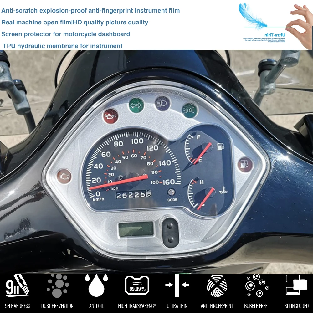 For Vespa GTS300 GTS 300 2014 2015-2019 Motorcycle Accessories Cluster Scratch Protection Film Dashboard Screen Protector Meter
For Vespa GTS300 GTS 300 2014 2015-2019 Motorcycle Accessories Cluster Scratch Protection Film Dashboard Screen Protector Meter