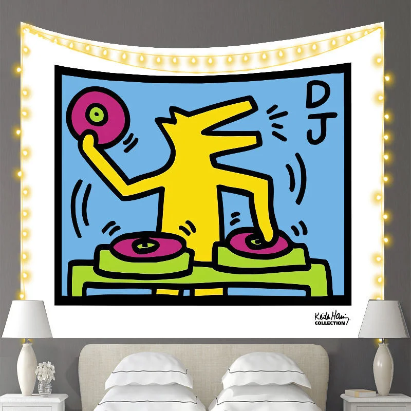 Wall Art Graffiti Keith Wall Hanging Tapestry Decorative Soft Blanket Carpet Background Bedside Tapestry Sofa Tablecloth Cover
Wall Art Graffiti Keith Wall Hanging Tapestry Decorative Soft Blanket Carpet Background Bedside Tapestry Sofa Tablecloth Cover