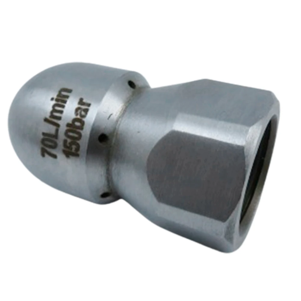 High Pressure Washer Nozzle G1/2inch Flusher Pipe Drain Jetter Hose Sprayer Head Stainless Steel For Heavy Dirty Cleaning Tools
High Pressure Washer Nozzle G1/2inch Flusher Pipe Drain Jetter Hose Sprayer Head Stainless Steel For Heavy Dirty Cleaning Tools
