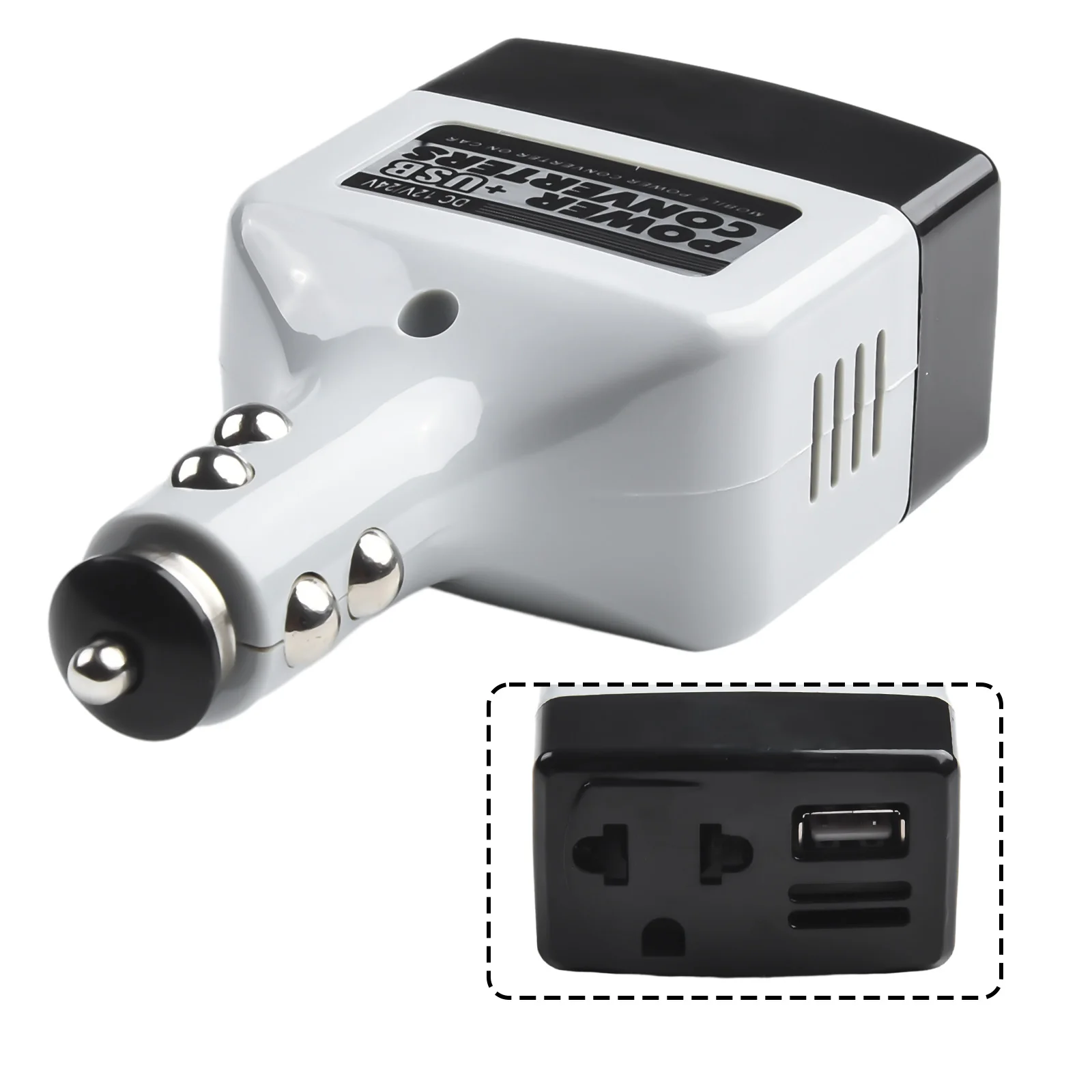 Inverter Car Power Converter Charger GPS Part Replacement USB Outlet 12v/24v To 220V Accessory For Mobile Phone
Inverter Car Power Converter Charger GPS Part Replacement USB Outlet 12v/24v To 220V Accessory For Mobile Phone
