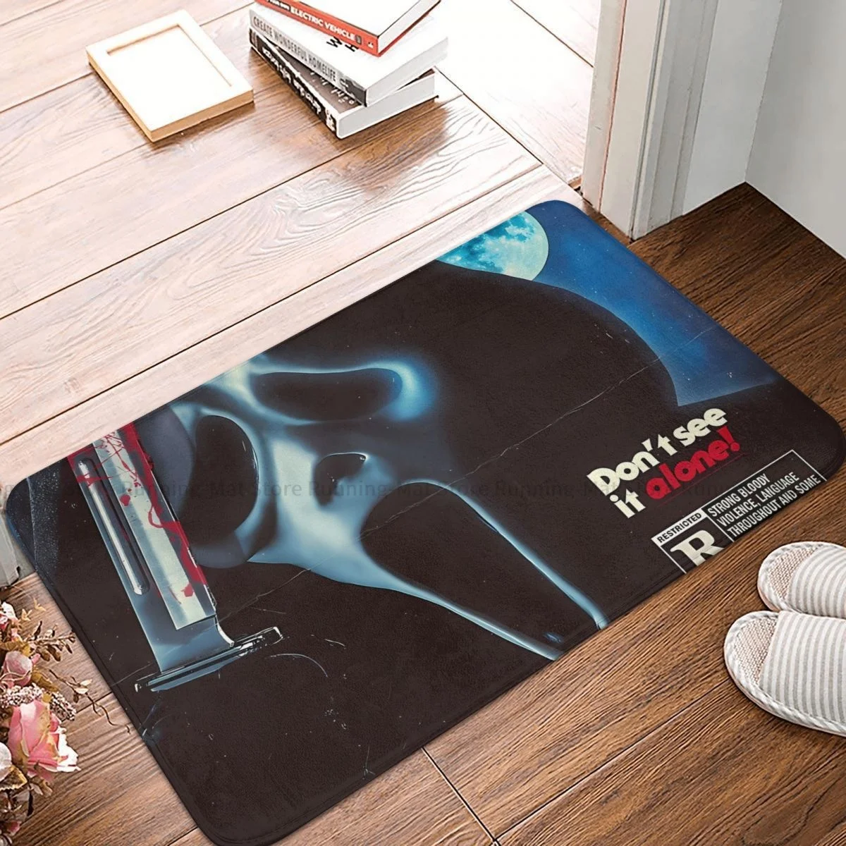 Scream Ghostface Horror Film Non-slip Doormat Night Of Horror Bath Bedroom Mat Prayer Carpet Home Pattern Decor
Scream Ghostface Horror Film Non-slip Doormat Night Of Horror Bath Bedroom Mat Prayer Carpet Home Pattern Decor