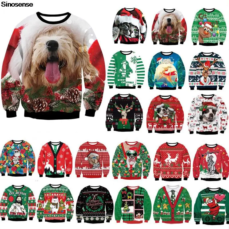 Men Women Funny Dog Ugly Christmas Sweater Holiday Party Xmas Jumpers Tops Couple Pullover Autumn Winter Christmas Sweatshirt
Men Women Funny Dog Ugly Christmas Sweater Holiday Party Xmas Jumpers Tops Couple Pullover Autumn Winter Christmas Sweatshirt