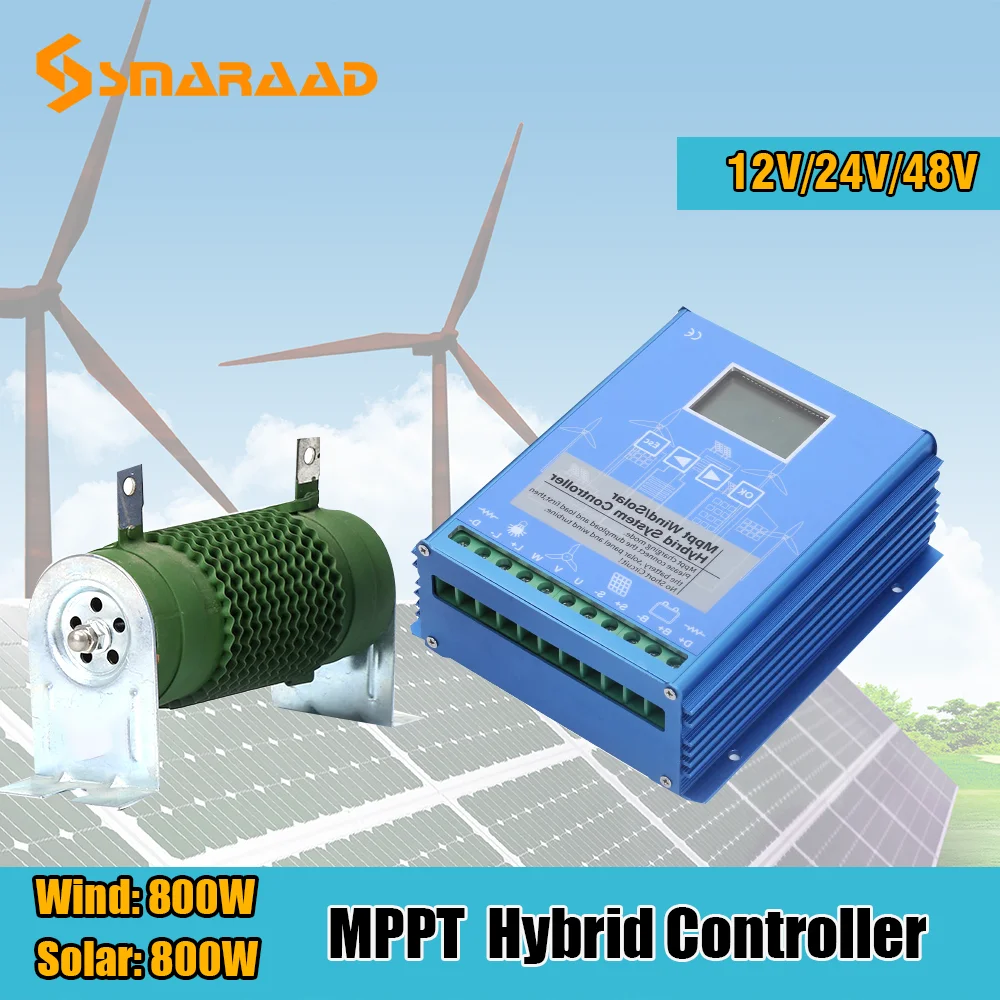 2000W MPPT Wind Solar Hybrid Controller Boost Charge 12V 24V 48V Free Dump Load Support Lithium Lifepo4 Lead Acid GEL Battery
2000W MPPT Wind Solar Hybrid Controller Boost Charge 12V 24V 48V Free Dump Load Support Lithium Lifepo4 Lead Acid GEL Battery
