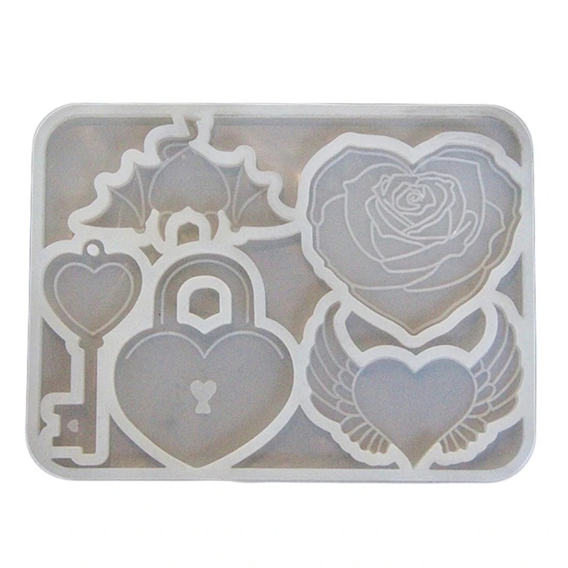 Angel Devil Wing Keychain Silicone Mold with Hole Keyring Pendant Handmade Mold Birthday Valentines Day Gift Jewelry
Angel Devil Wing Keychain Silicone Mold with Hole Keyring Pendant Handmade Mold Birthday Valentines Day Gift Jewelry