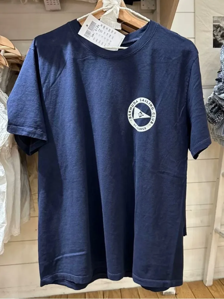 Casual Women Navy Short T-shirts 2023 Summer Fashion Ladies O Neck Short Sleeves Letter Printed Tees Female Loose Tops
Casual Women Navy Short T-shirts 2023 Summer Fashion Ladies O Neck Short Sleeves Letter Printed Tees Female Loose Tops