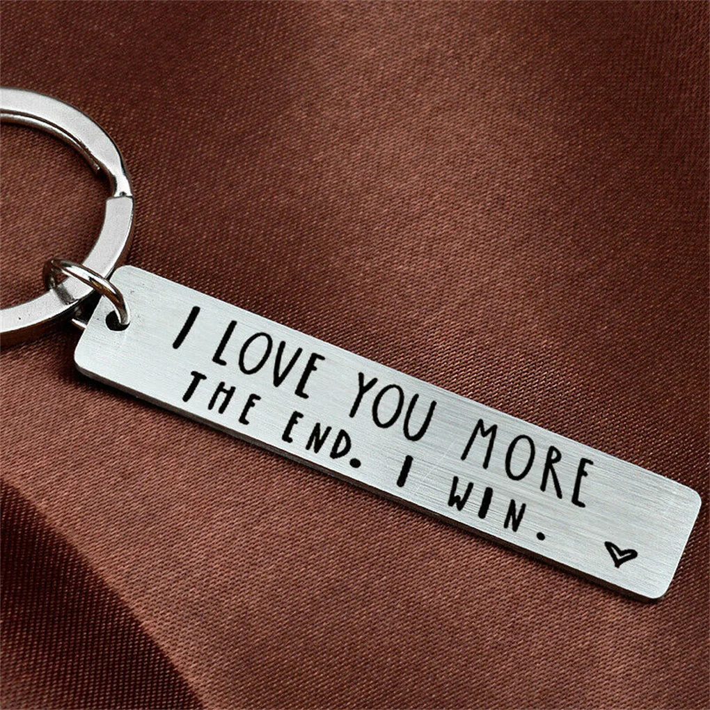 Stainless Steel Pendant Keychain Keyring Key Chain Husband Wife Personalized Gift Anniversary Presents Ornament
Stainless Steel Pendant Keychain Keyring Key Chain Husband Wife Personalized Gift Anniversary Presents Ornament