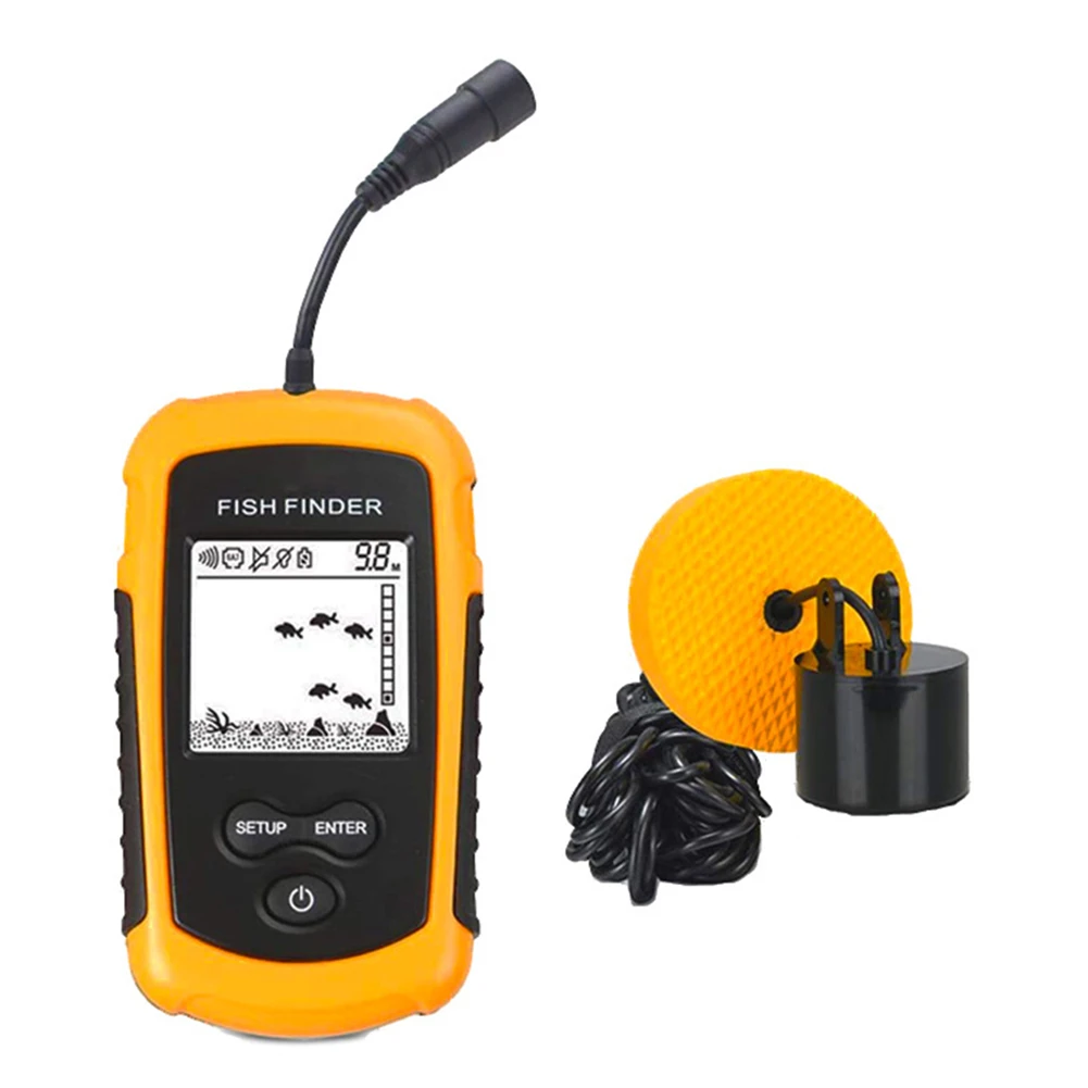 Fishfinders 1 Pcs Fish Finder Fishing Parts IPX4 Plastic+metal Sensor Cable 578g Approx. 9 Meters Black Yellow
Fishfinders 1 Pcs Fish Finder Fishing Parts IPX4 Plastic+metal Sensor Cable 578g Approx. 9 Meters Black Yellow