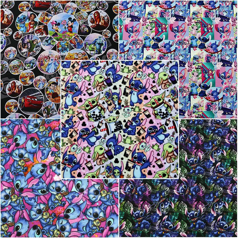 50*140cm Disney Stitch Lilo And Stitch Cotton Fabric Material Patchwork Sewing Fabrics Quilt Needlework Diy Baby Cloth Material
50*140cm Disney Stitch Lilo And Stitch Cotton Fabric Material Patchwork Sewing Fabrics Quilt Needlework Diy Baby Cloth Material