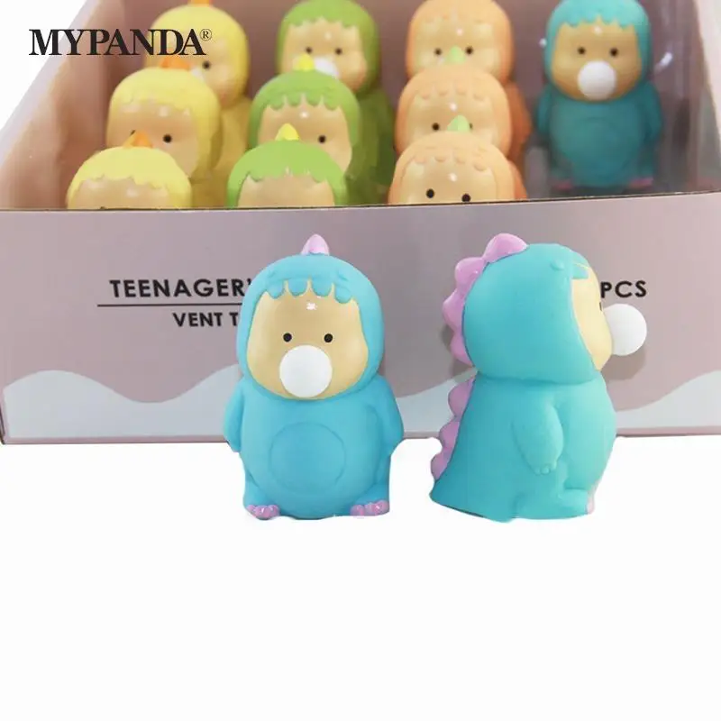 Soft Squeeze Toy Cute Cartoon Dinosaur Stress Relief Gag Toy Gifts For Kid Adult Bubble Toy Artifact Can Decompress
Soft Squeeze Toy Cute Cartoon Dinosaur Stress Relief Gag Toy Gifts For Kid Adult Bubble Toy Artifact Can Decompress