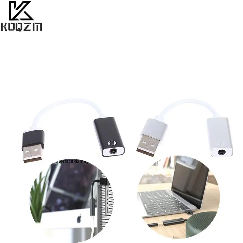 Внешняя звуковая карта USB со штекером 3,5 мм, USB-адаптер для микрофона, динамика, аудиоинтерфейса, адаптер для ПК, ноутбука, компьютера 
Внешняя звуковая карта USB со штекером 3,5 мм, USB-адаптер для микрофона, динамика, аудиоинтерфейса, адаптер для ПК, ноутбука, компьютера
