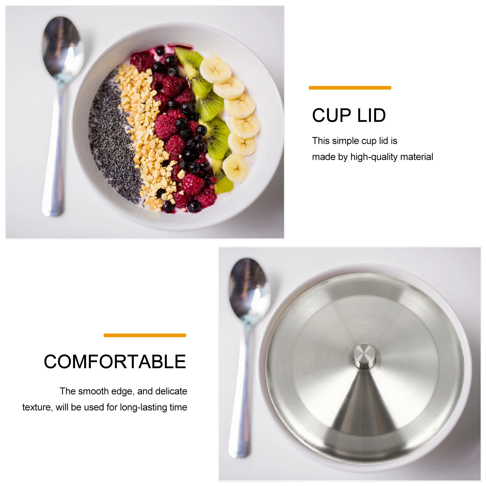 Cup Cover Mug Lid Covers Lids Coffee Steel Drink Stainless Metal Tea Drinks Silicone Hot Cap Replacement Water Drinking Reusable
Cup Cover Mug Lid Covers Lids Coffee Steel Drink Stainless Metal Tea Drinks Silicone Hot Cap Replacement Water Drinking Reusable