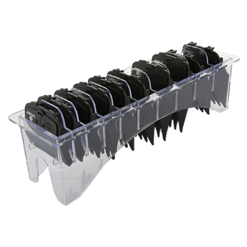 10Pcs Hair Clipper Limit Comb Net Hair Clipper Attachment Comb Professional Hair Cutting Guide Comb Set With Holder
10Pcs Hair Clipper Limit Comb Net Hair Clipper Attachment Comb Professional Hair Cutting Guide Comb Set With Holder
