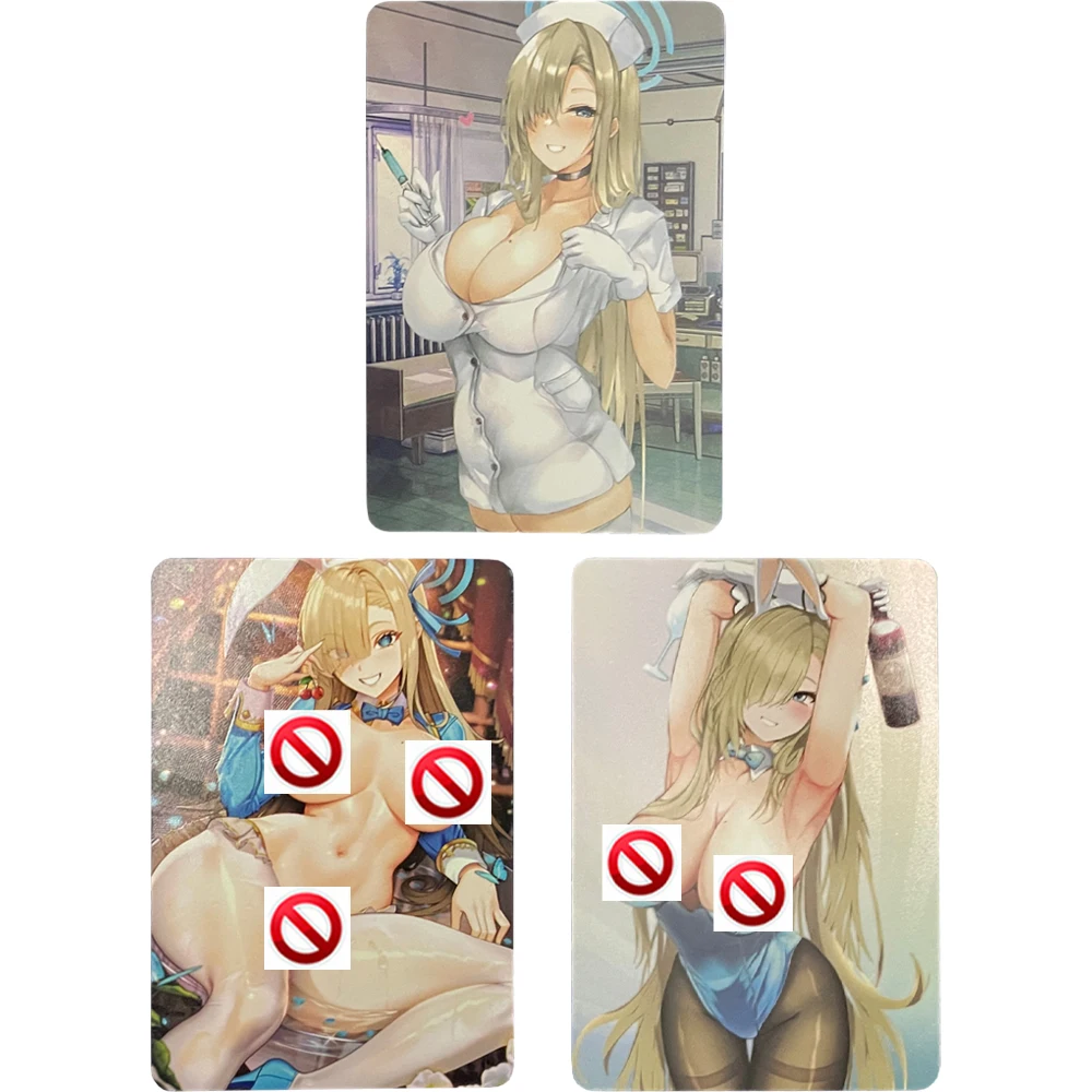3Pcs/set Anime Girls Flash Card ACG Underwear Uniform Series Game Anime Collection Cards Gift Toys
3Pcs/set Anime Girls Flash Card ACG Underwear Uniform Series Game Anime Collection Cards Gift Toys