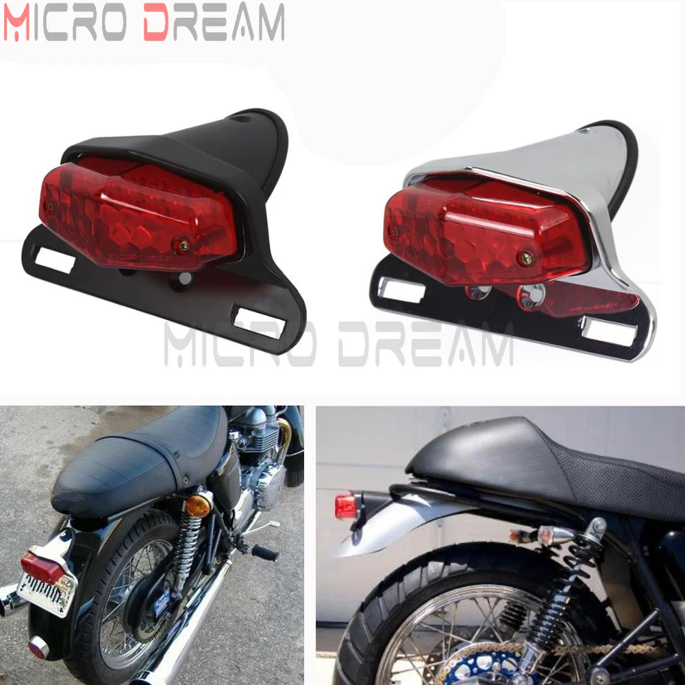 Motorcycle Lucas Style Retro LED Tail Light Brake Stop Lamp Licence Plate Light For Harley Chopper Bobber Honda Scrambler Norton
Motorcycle Lucas Style Retro LED Tail Light Brake Stop Lamp Licence Plate Light For Harley Chopper Bobber Honda Scrambler Norton