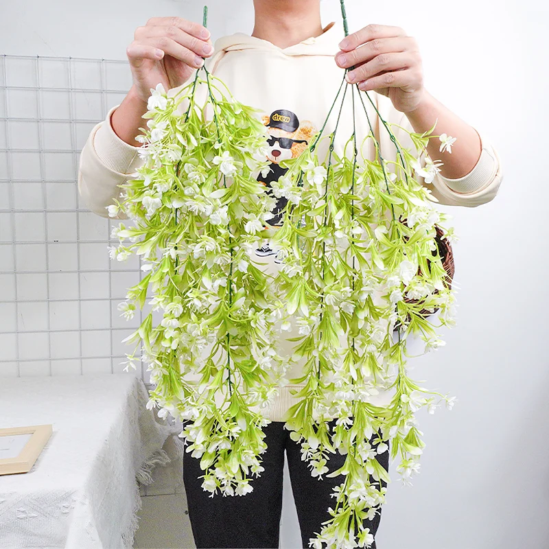 Artificial Plants Vine Home Garden Decoration Wall Hanging Plant Leaf Fake Flowers Garland Wedding Party Room Decor Ivy Rattan
Artificial Plants Vine Home Garden Decoration Wall Hanging Plant Leaf Fake Flowers Garland Wedding Party Room Decor Ivy Rattan