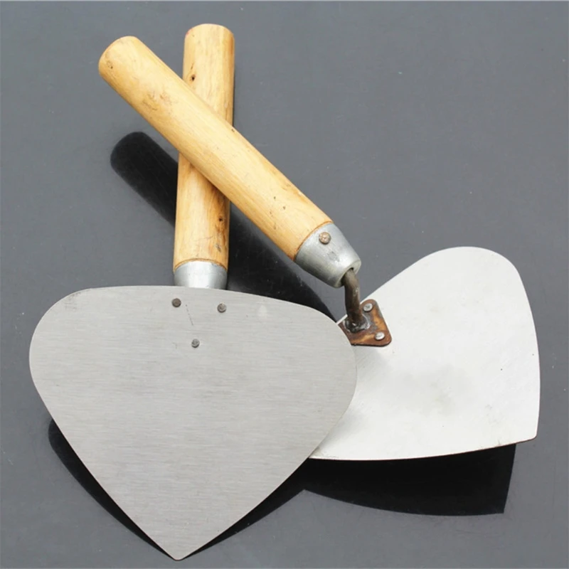 Innovative Heart Shape Round Shovel Wood Handle Manganese Steel 33x17.5cm/12.99x6.89'' Anti-rust Plastering Trowel Wall M4YD
Innovative Heart Shape Round Shovel Wood Handle Manganese Steel 33x17.5cm/12.99x6.89'' Anti-rust Plastering Trowel Wall M4YD