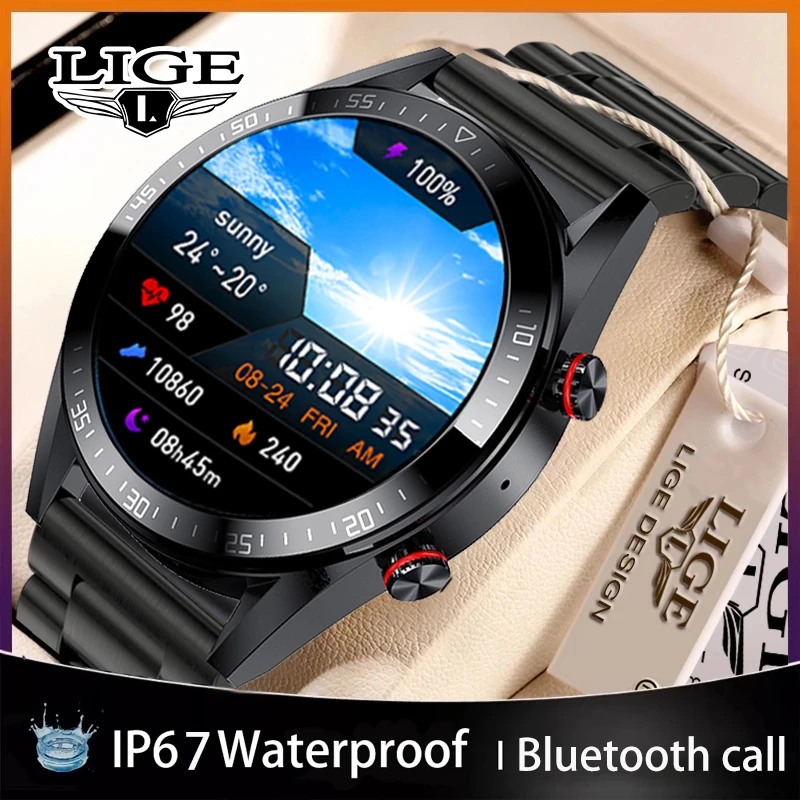 Смарт-часы LIGE мужские водонепроницаемые (IP68) с поддержкой Bluetooth, 454*454
Смарт-часы LIGE мужские водонепроницаемые (IP68) с поддержкой Bluetooth, 454*454