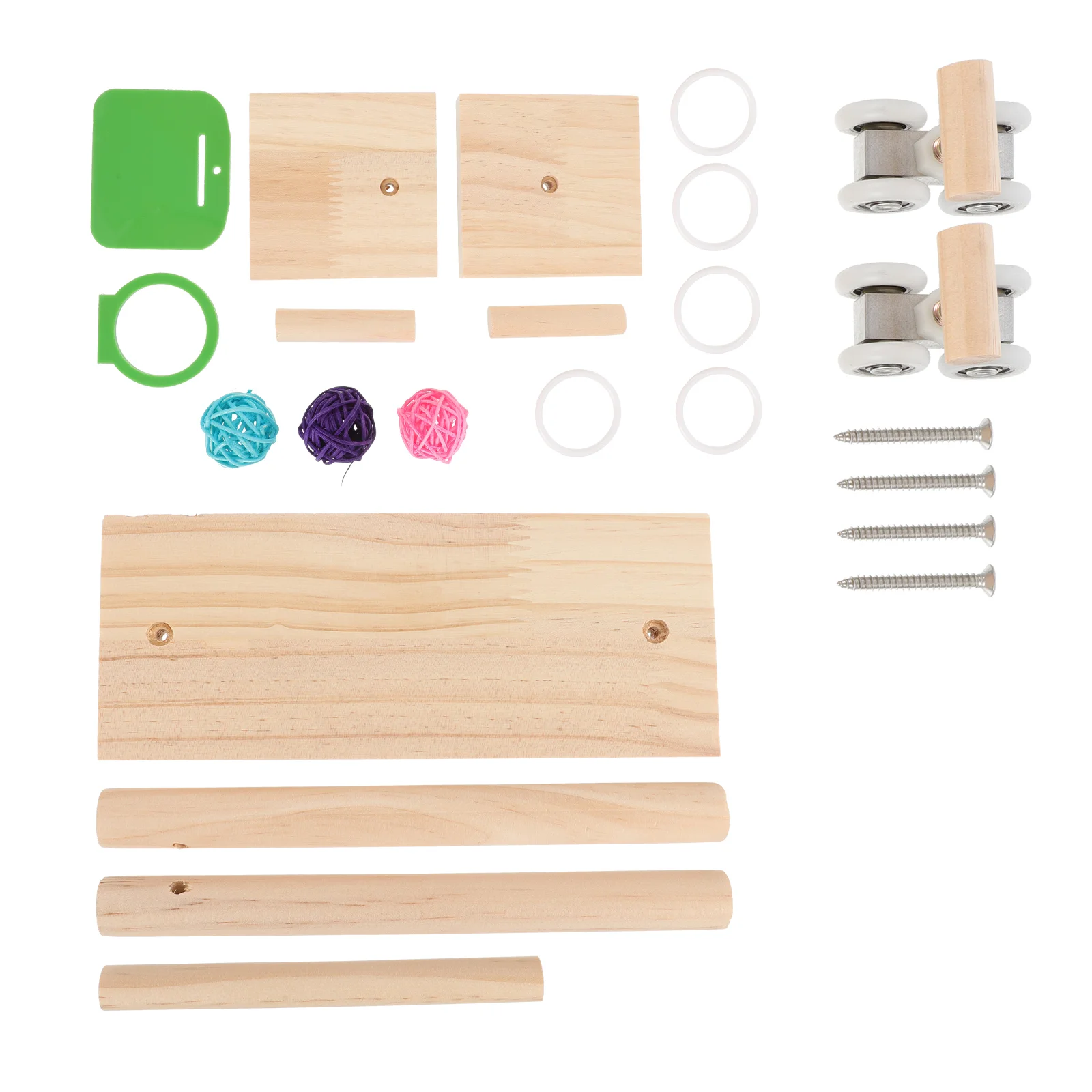 8 Pcs Parrot Toy Bird Wooden Plaything Mini Foraging Toys Perch Stand Basketball Training Rattan
8 Pcs Parrot Toy Bird Wooden Plaything Mini Foraging Toys Perch Stand Basketball Training Rattan