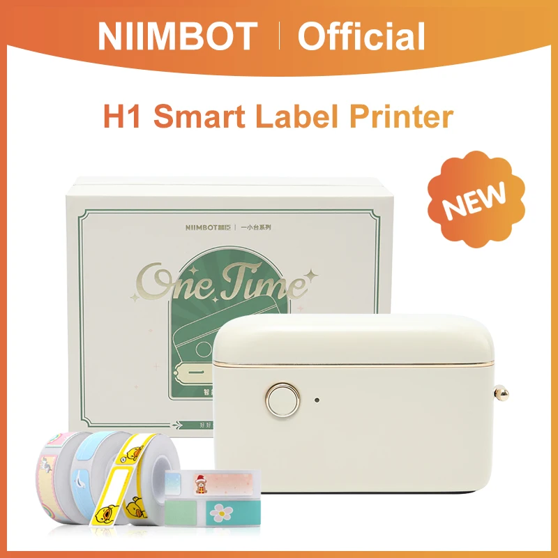 

Портативный термопринтер для этикеток Niimbot H1, мини-принтер для этикеток 10-15 мм, бумага для этикеток, беспроводная машина для быстрой печати для дома и офиса