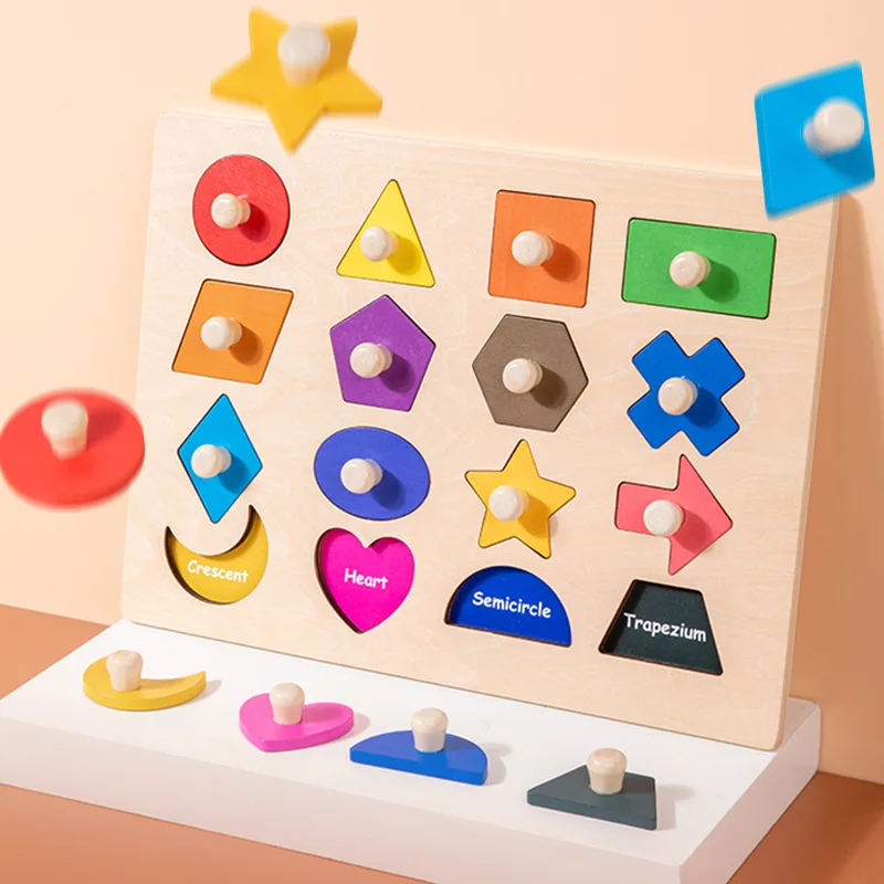 Montessori Preschool Teaching Aids Puzzle Magnetic Geometric Shape Mosaic Board Wooden Shape Hand Grab Board Educational Toy
Montessori Preschool Teaching Aids Puzzle Magnetic Geometric Shape Mosaic Board Wooden Shape Hand Grab Board Educational Toy