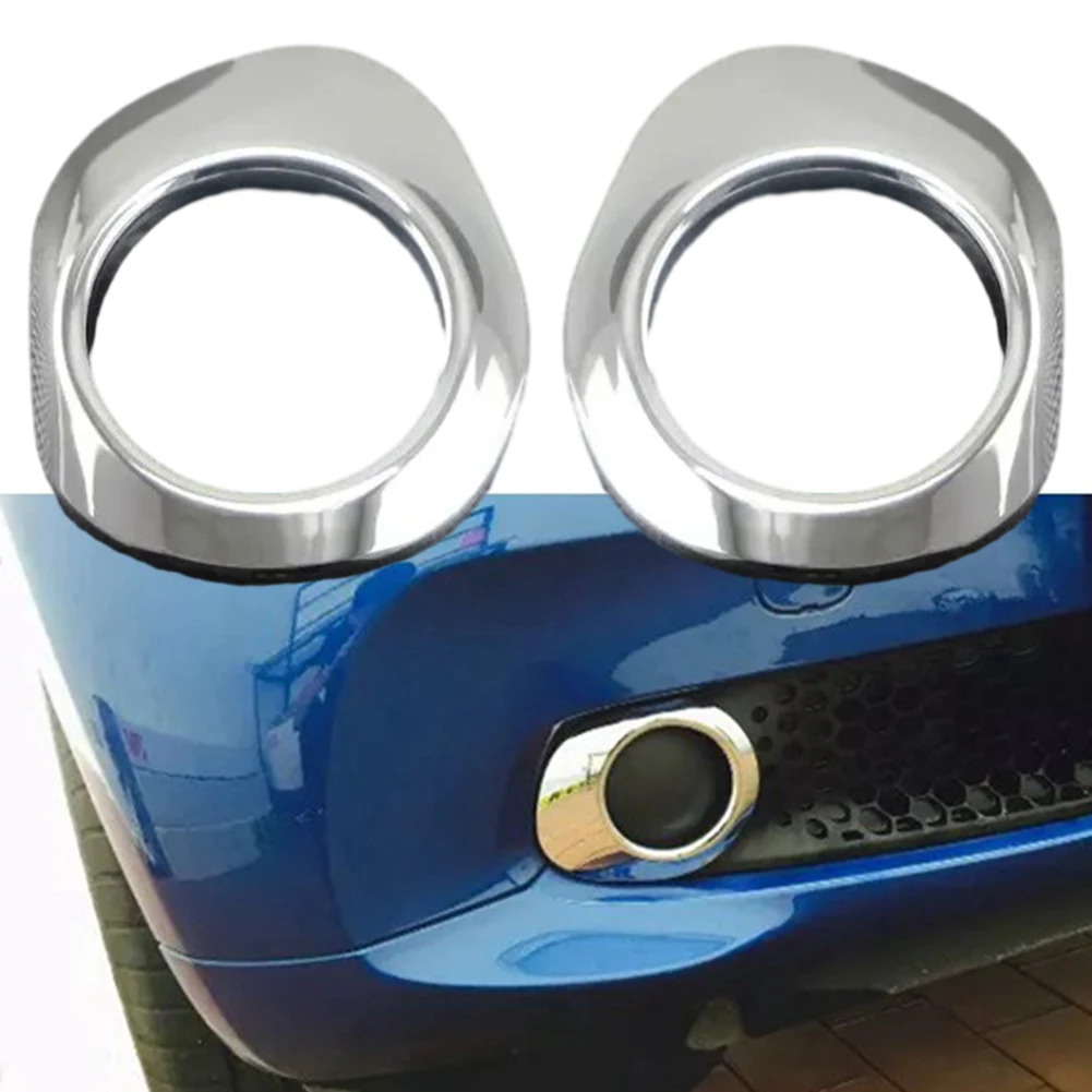 2pcs ABS Chrome Front Bumper Fog Light Lamp Cover Trim Silver For Smart Fortwo 2015-2018 Chromium Styling Exterior Parts
2pcs ABS Chrome Front Bumper Fog Light Lamp Cover Trim Silver For Smart Fortwo 2015-2018 Chromium Styling Exterior Parts
