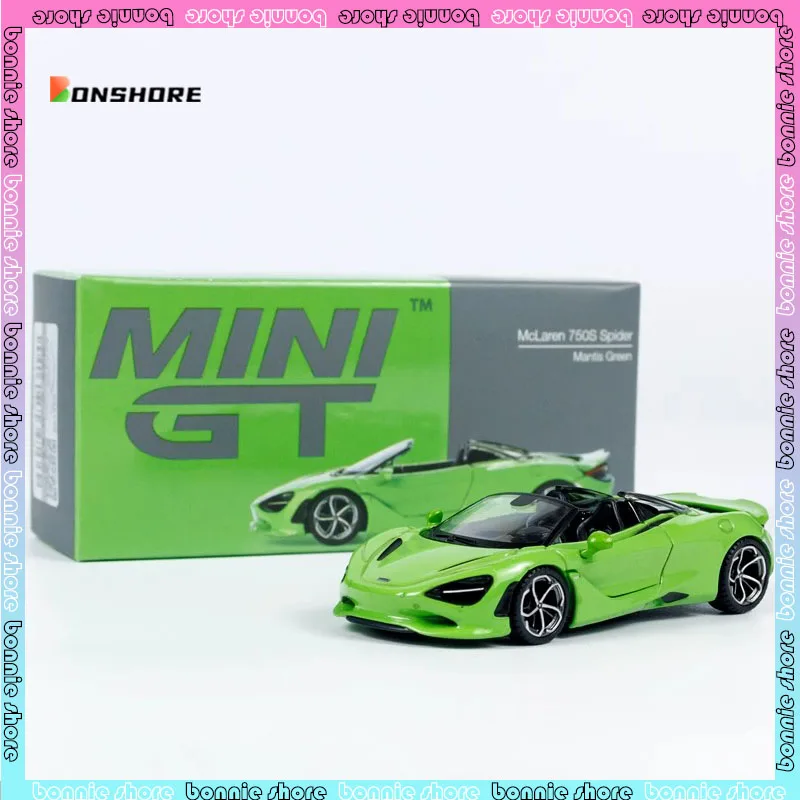 Модель автомобиля Mini GT 1/64 Mclaren 750s модель из сплава имитация комнаты орнамент для