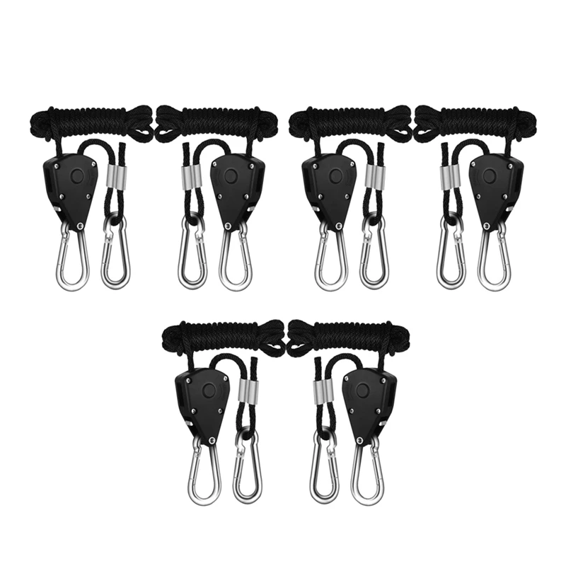 6PCS Adjustable 1/8Inch Lanyard Hanging For Tent Fan Led Grow Plant Lamp Rope Ratchet Hanger Pulley Lifting Pulley Hook
6PCS Adjustable 1/8Inch Lanyard Hanging For Tent Fan Led Grow Plant Lamp Rope Ratchet Hanger Pulley Lifting Pulley Hook