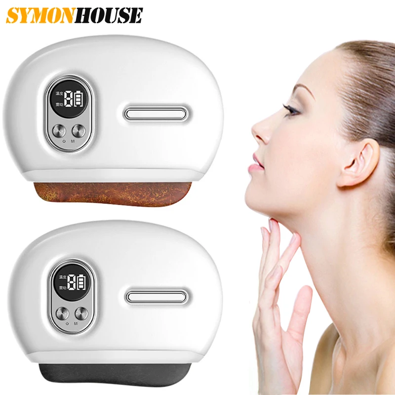Electric GuaSha Massager Hot Stone Heating Vibration Scraping Fat Burning Neck Massage Face Skin Lifting Removal Wrinkle Tool
Electric GuaSha Massager Hot Stone Heating Vibration Scraping Fat Burning Neck Massage Face Skin Lifting Removal Wrinkle Tool
