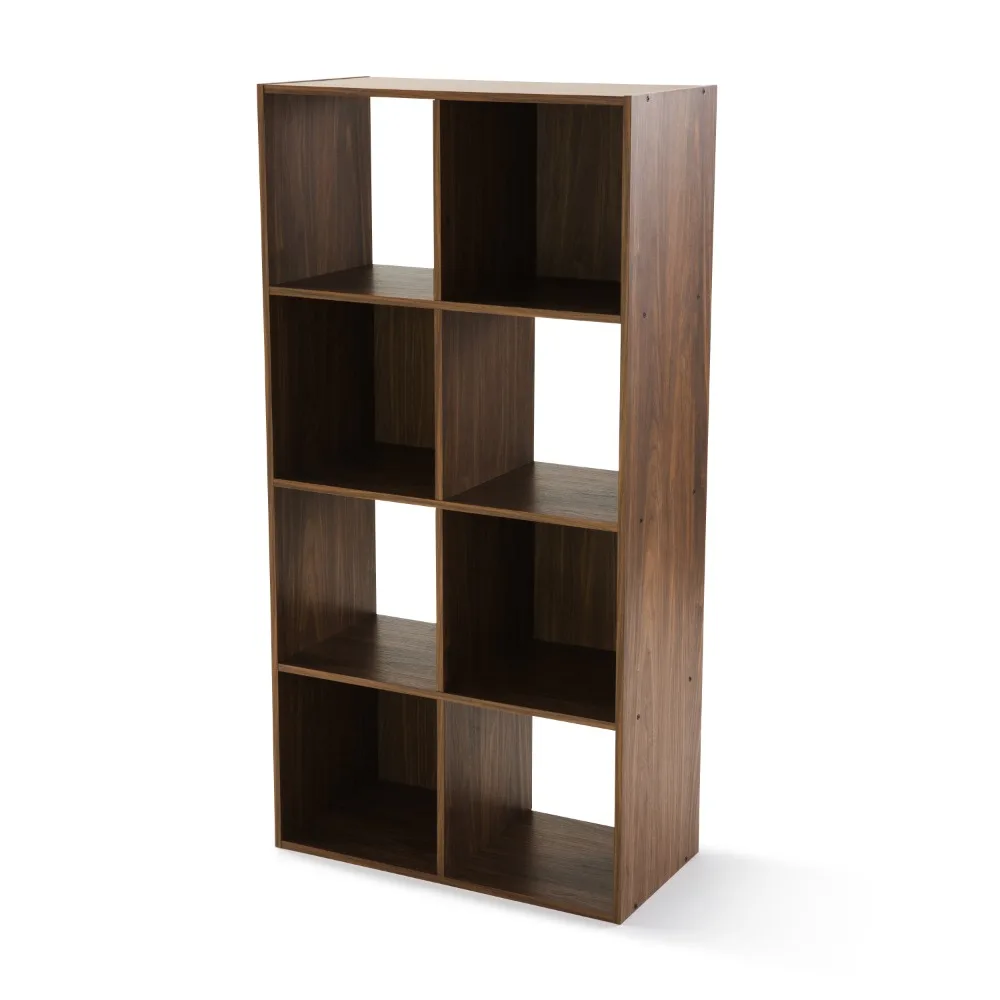 

Mainstays 8-Cube Storage Organizer, 11.73 x 23.70 x 47.01 Inches,Canyon Walnut