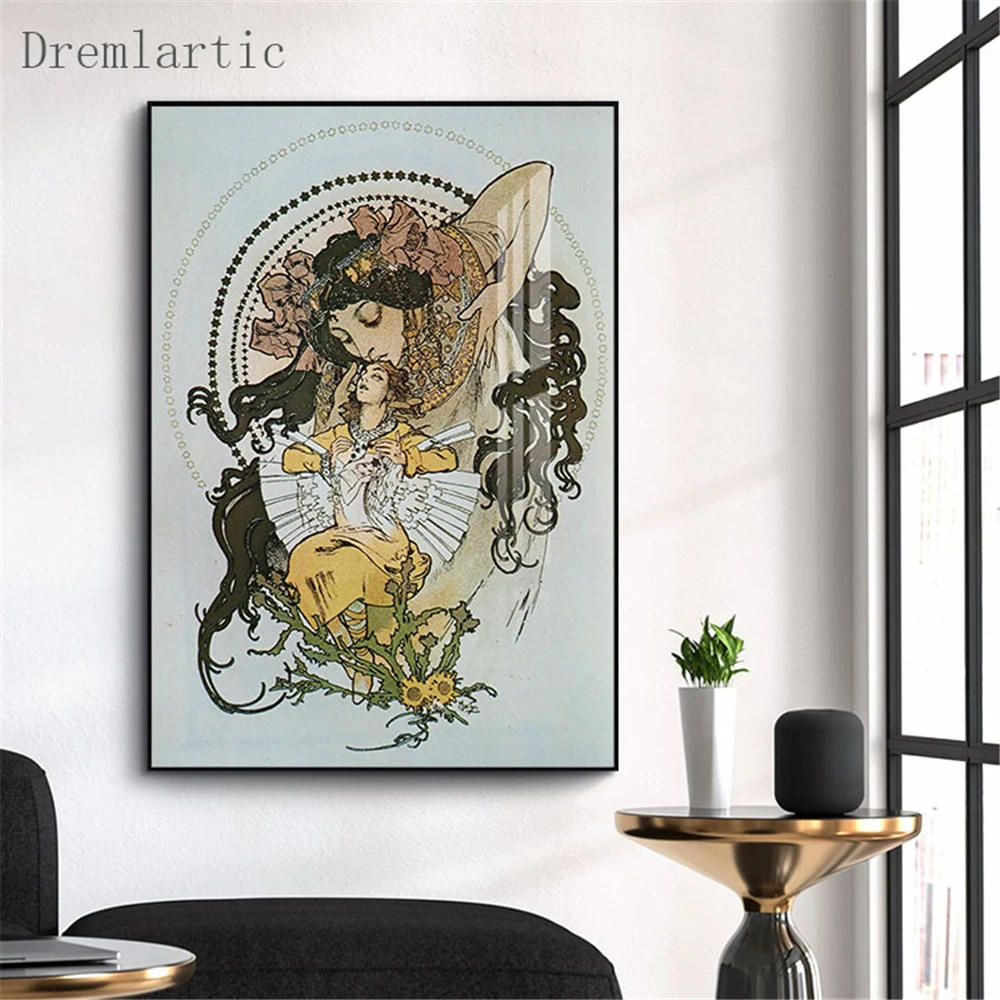 Two Girl Alphonse Mucha@u Canvas Poster Silk Fabric Modern Style Prints Party House Decor Room#21-0113-11
Two Girl Alphonse Mucha@u Canvas Poster Silk Fabric Modern Style Prints Party House Decor Room#21-0113-11