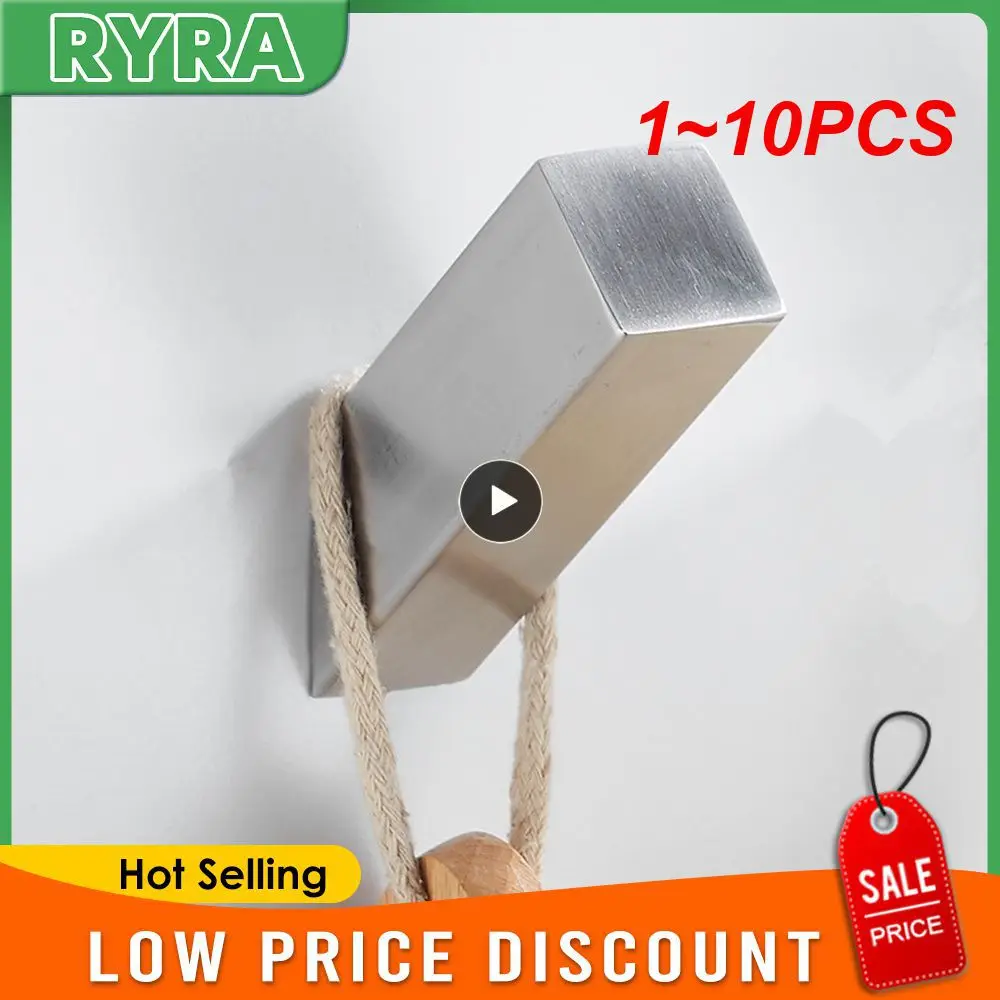 1~10PCS Falangshi 304 Stainless Steel Black Hooks Clothes Coat Hanger Rustproof Nail Screwed Robe Hooks Wall Mounted WB8111
1~10PCS Falangshi 304 Stainless Steel Black Hooks Clothes Coat Hanger Rustproof Nail Screwed Robe Hooks Wall Mounted WB8111