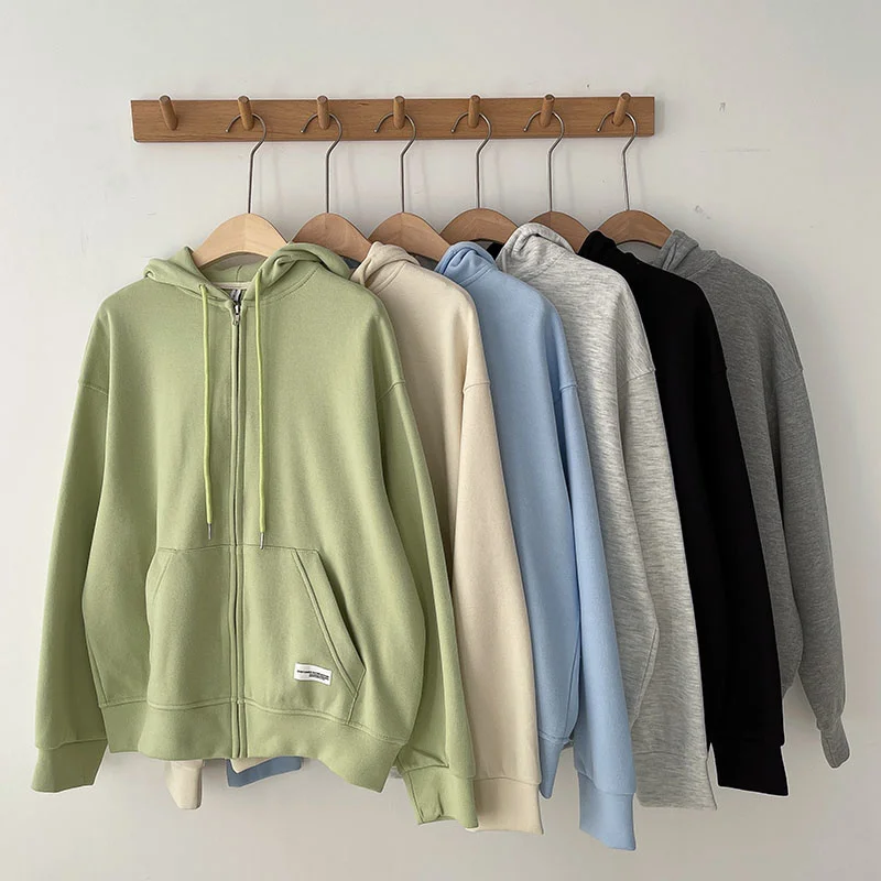 autumn Zip up Hoodie Women casual hooded Sweatshirt Oversized Hoodies cardigan Jacket solid Coat Harajuku Y2k Aesthetic Clothes
autumn Zip up Hoodie Women casual hooded Sweatshirt Oversized Hoodies cardigan Jacket solid Coat Harajuku Y2k Aesthetic Clothes