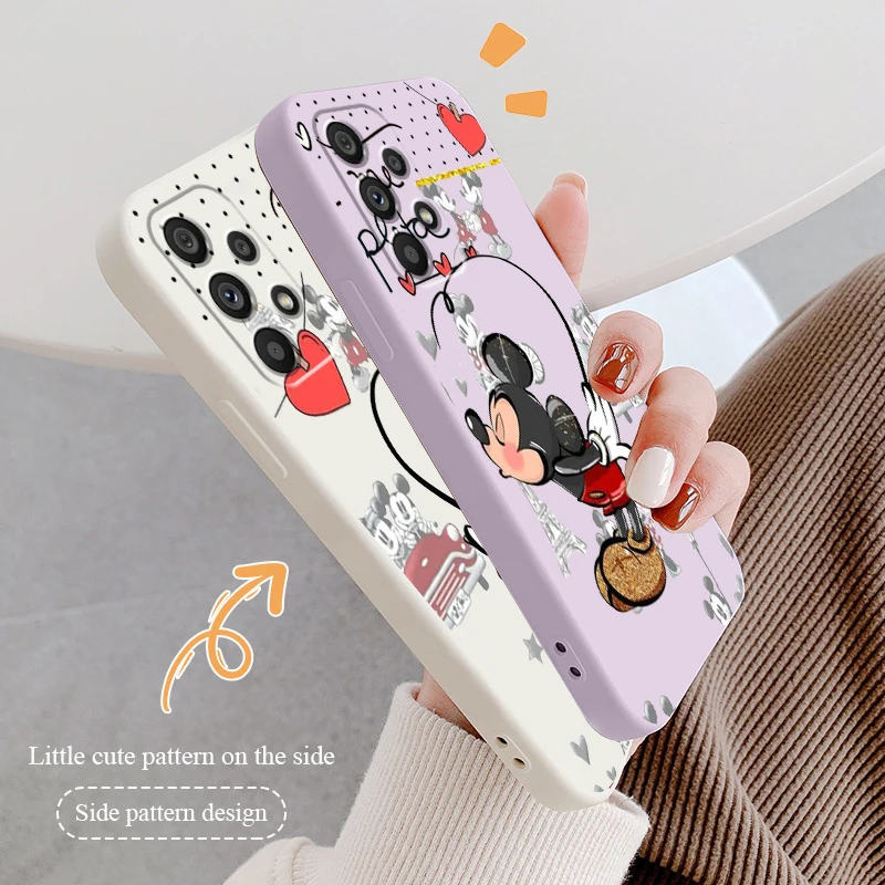 Comic Disney Minnie Mickey Liquid Rope Funda Phone Case For Samsung A73 A53 A33 A52 A32 A23 A22 A71 A51 A21S A03S A50 A30 5G
Comic Disney Minnie Mickey Liquid Rope Funda Phone Case For Samsung A73 A53 A33 A52 A32 A23 A22 A71 A51 A21S A03S A50 A30 5G
