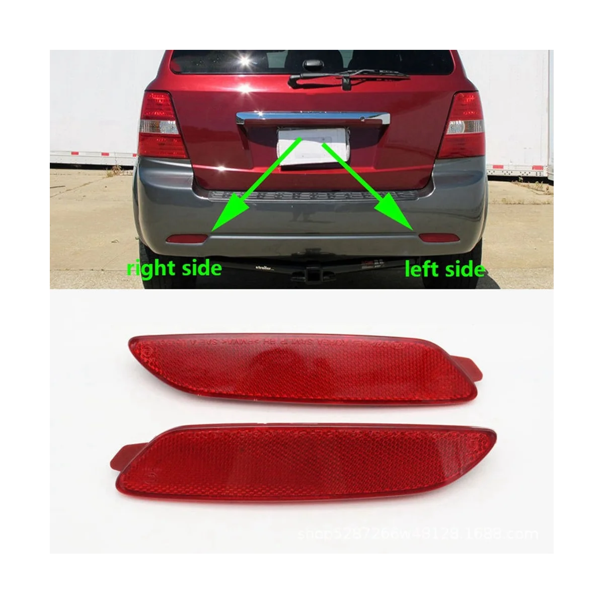 Автомобильный отражатель для бампера, Задний рычаг для Kia Sorento 04-08 924703E550 924803E550
Автомобильный отражатель для бампера, Задний рычаг для Kia Sorento 04-08 924703E550 924803E550