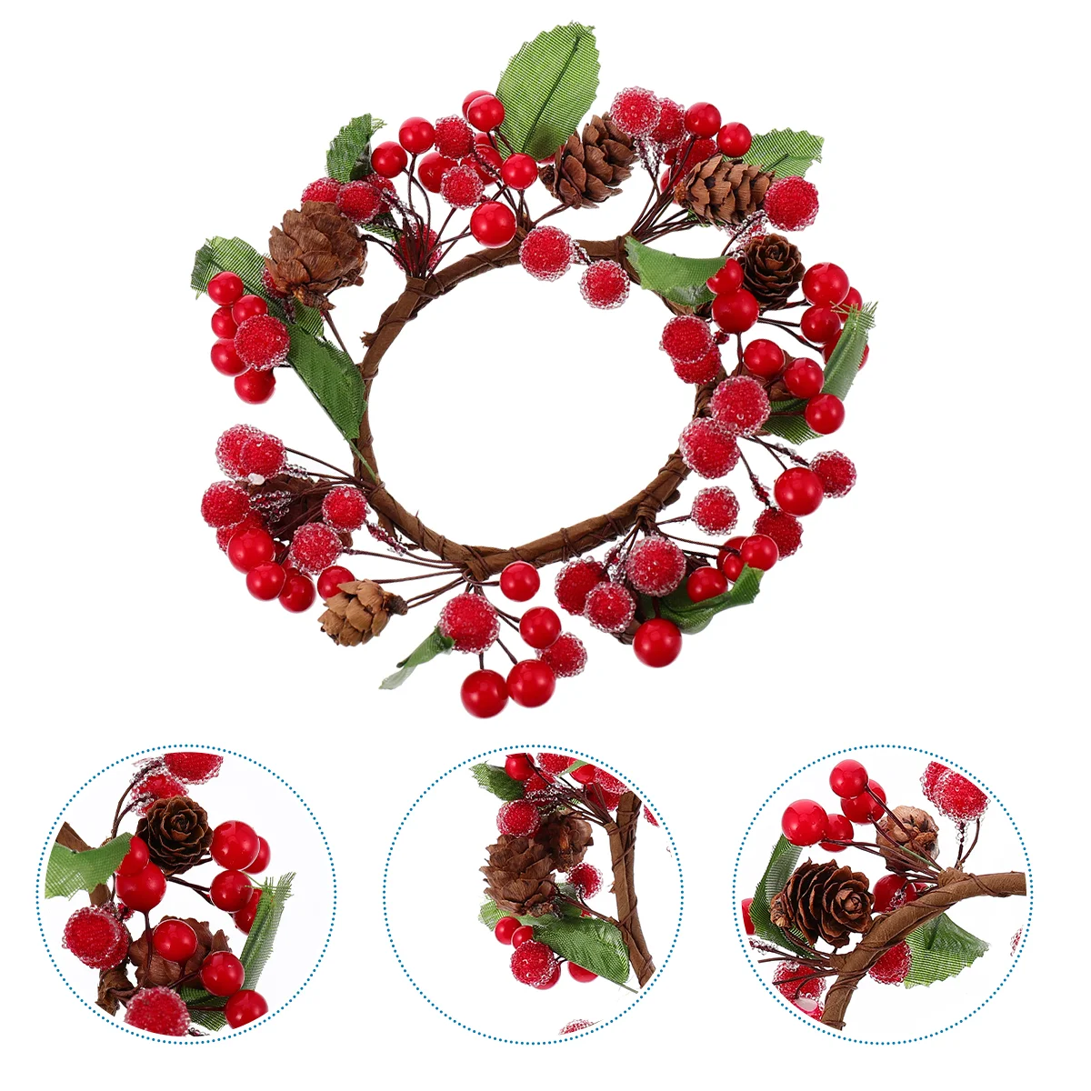 1pc Christmas Party Decor Holiday Greenery Wreath Christmas Tree Wreath Merry Christmas Wreath Pinecone Garland Wreath
1pc Christmas Party Decor Holiday Greenery Wreath Christmas Tree Wreath Merry Christmas Wreath Pinecone Garland Wreath