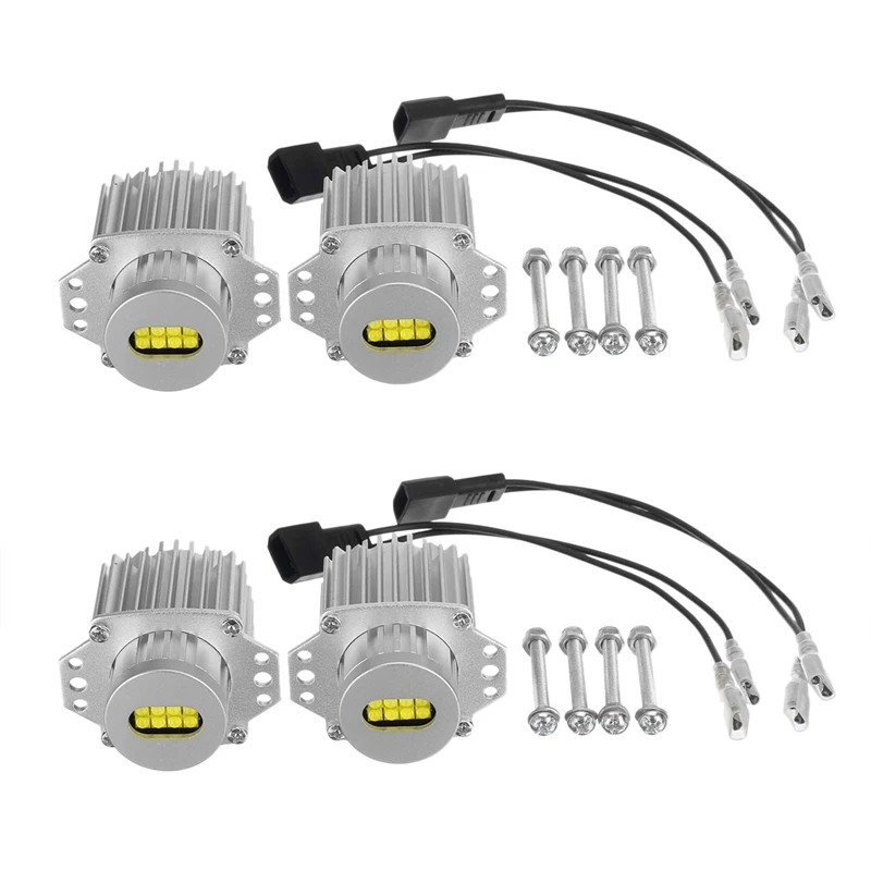 4Pcs Angel Eyes Canbus 80W LED Headlight Marker Light Bulbs Error Free For -BMW E90 E91 3 Series 2005-2008 Super White
4Pcs Angel Eyes Canbus 80W LED Headlight Marker Light Bulbs Error Free For -BMW E90 E91 3 Series 2005-2008 Super White