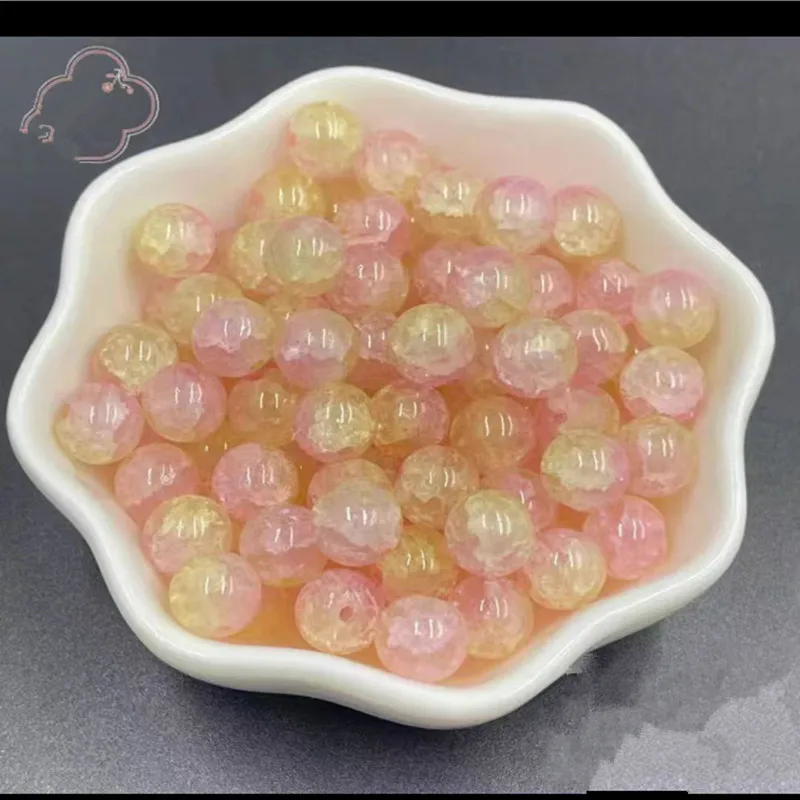 20pcs/Lot 10MM Double Colored Round Crackle Crystal Glass Jade Beads for Jewelry Making Bracelet Necklace Earring for DIY
20pcs/Lot 10MM Double Colored Round Crackle Crystal Glass Jade Beads for Jewelry Making Bracelet Necklace Earring for DIY