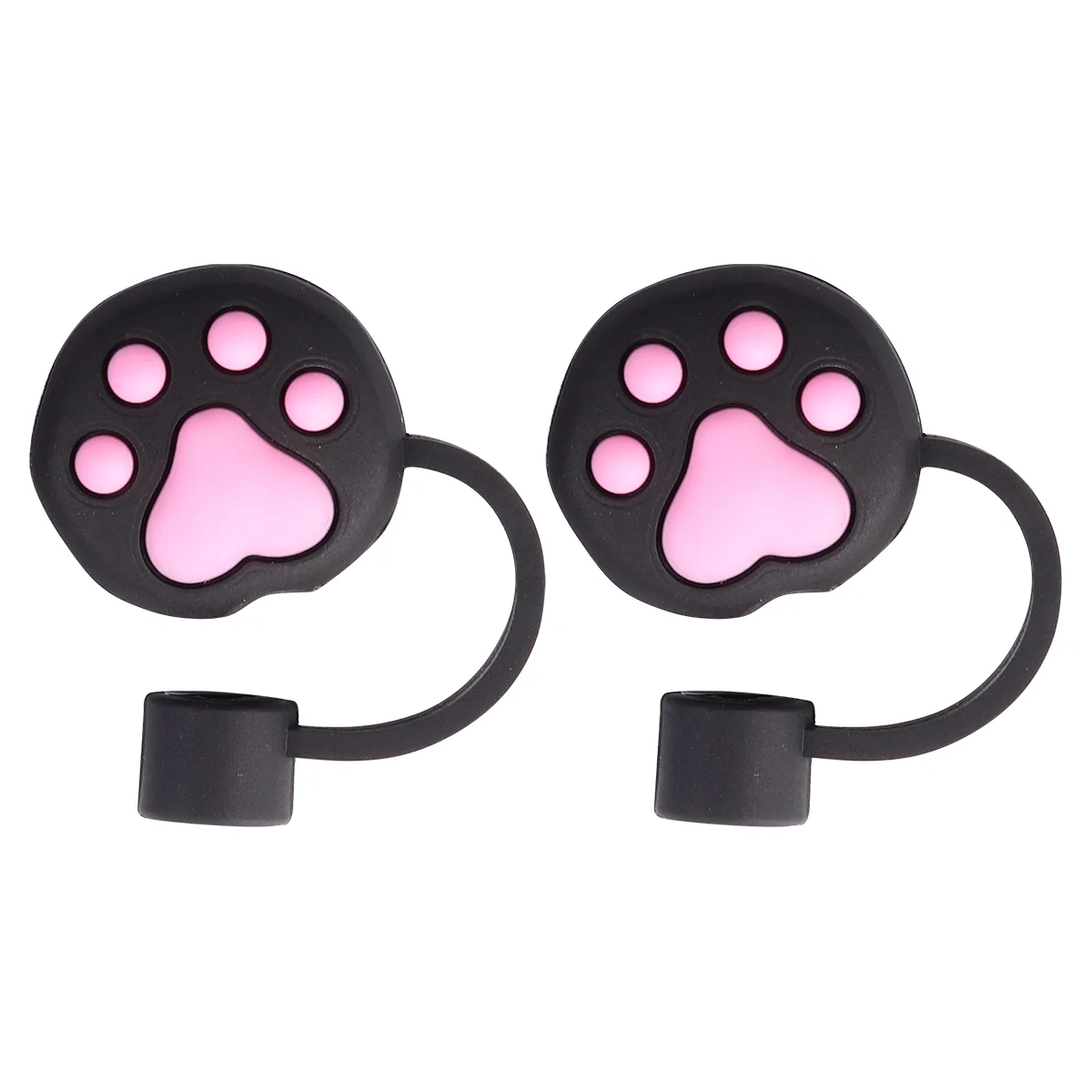2Pcs Creative Silicone Straw Tips Cover Drinking Straw Plugs (Black Cat Paw)
2Pcs Creative Silicone Straw Tips Cover Drinking Straw Plugs (Black Cat Paw)