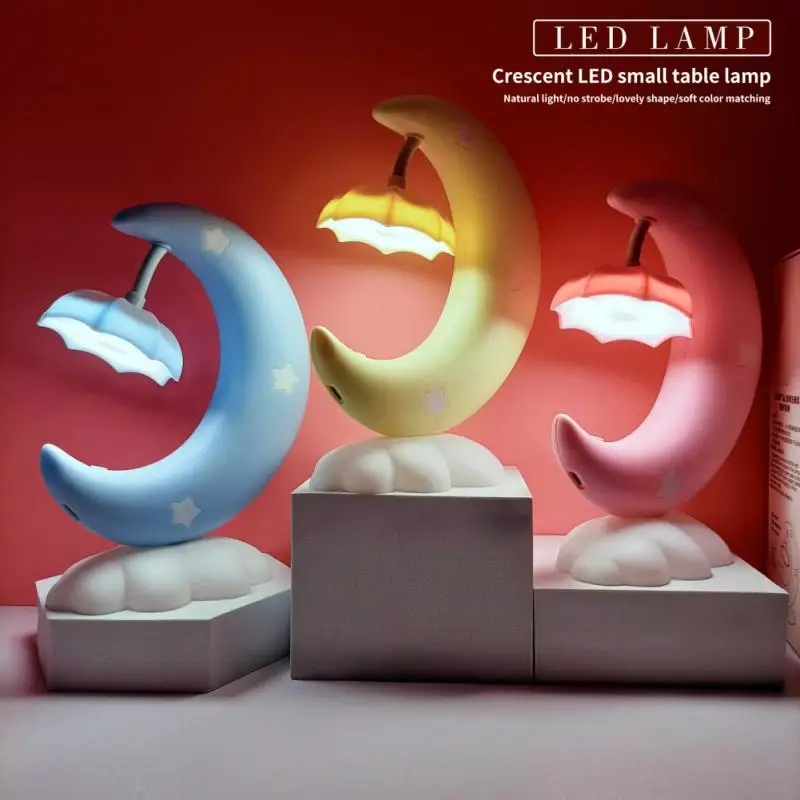LED Cartoon Night Light Moon Boat Table Lamp Bedroom Portable USB Charging Eye Protection Gifts For Household Birthdays Gifts
LED Cartoon Night Light Moon Boat Table Lamp Bedroom Portable USB Charging Eye Protection Gifts For Household Birthdays Gifts