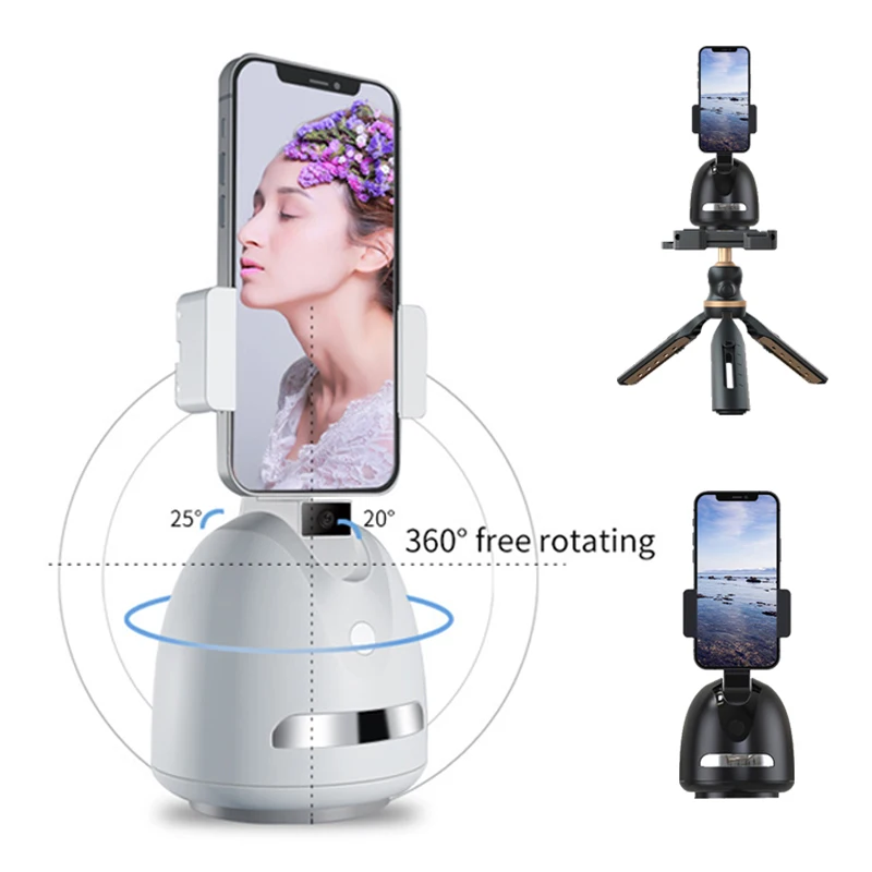 Smart AI Selfie Shooting Gimbal 360° Auto Rotation Face Tracking Phone Holder Intelligent PTZ Live Stick Tripod For Vlog Youtube
Smart AI Selfie Shooting Gimbal 360° Auto Rotation Face Tracking Phone Holder Intelligent PTZ Live Stick Tripod For Vlog Youtube