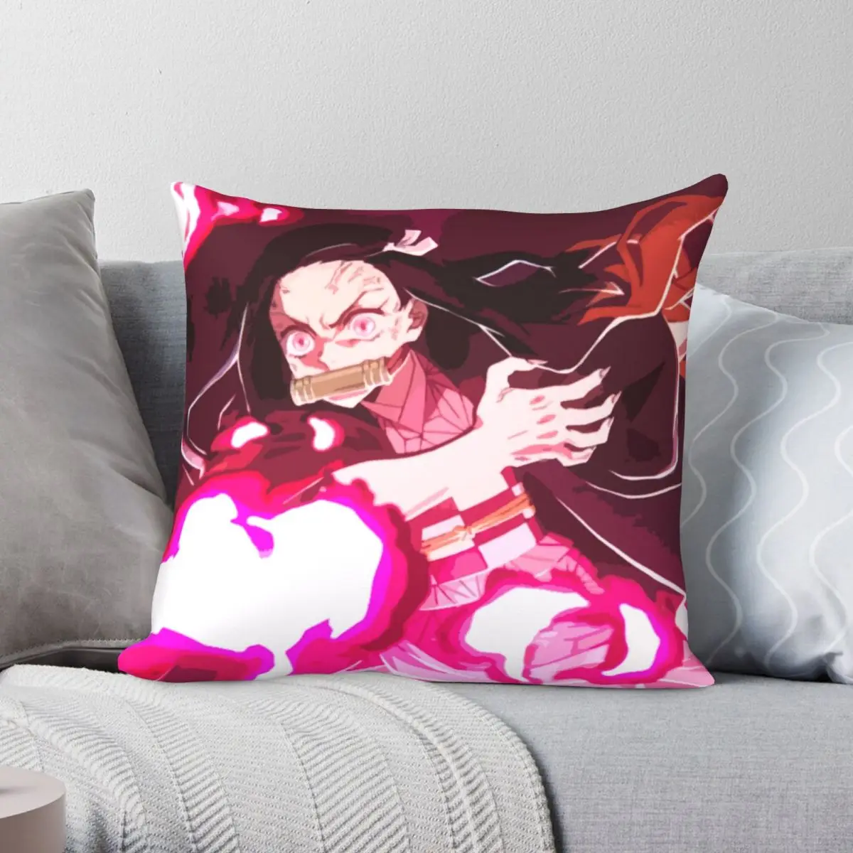 Nezuko Pillowcase Polyester Linen Velvet Creative Zip Decor Throw Pillow Case Sofa Seater Cushion Cover
Nezuko Pillowcase Polyester Linen Velvet Creative Zip Decor Throw Pillow Case Sofa Seater Cushion Cover