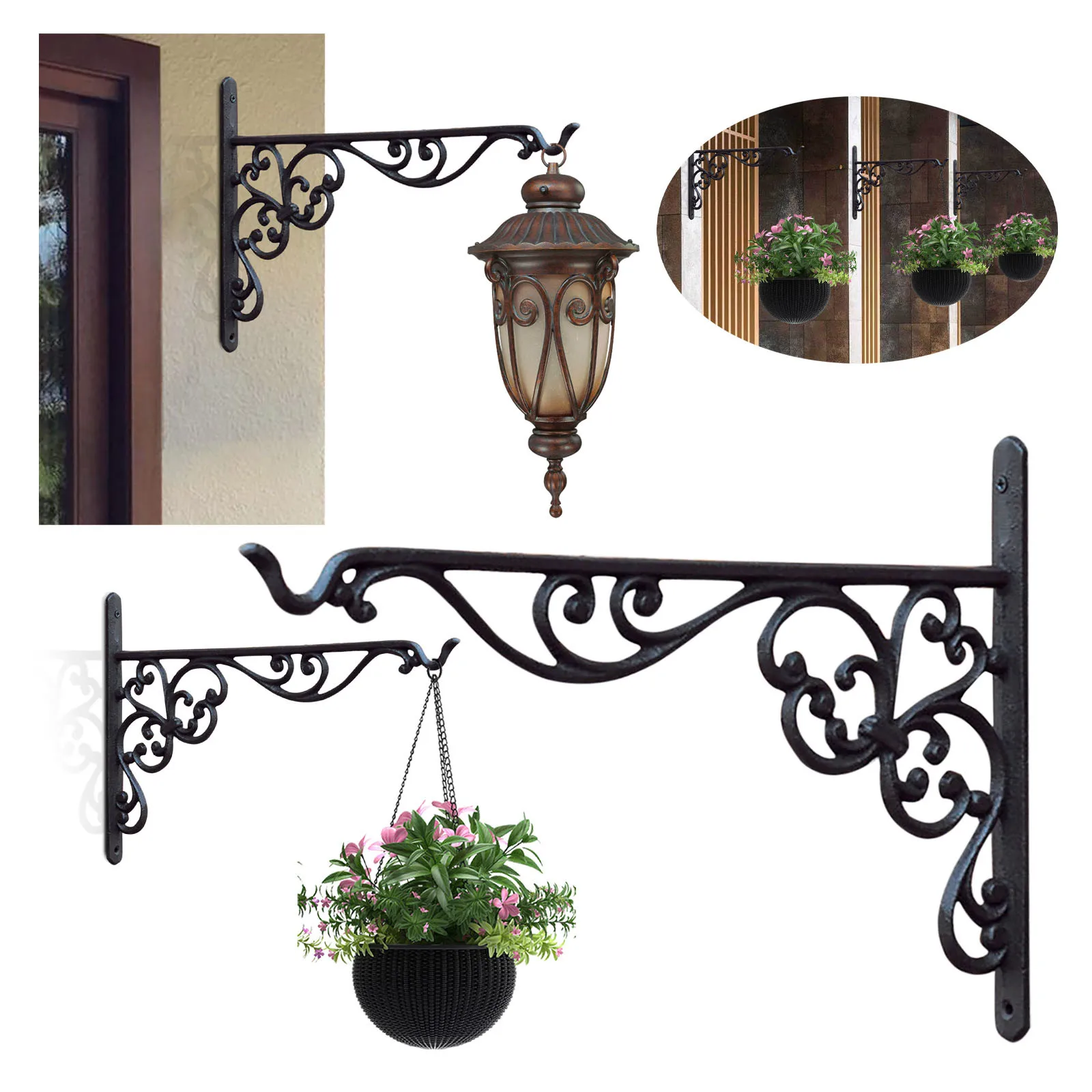 Wood Planter Box Indoor Hook Bird Basket Metal Bracket Hanger Mount Decor Hanging Plant Wall Feeder Plant Trays for 12 Inch
Wood Planter Box Indoor Hook Bird Basket Metal Bracket Hanger Mount Decor Hanging Plant Wall Feeder Plant Trays for 12 Inch