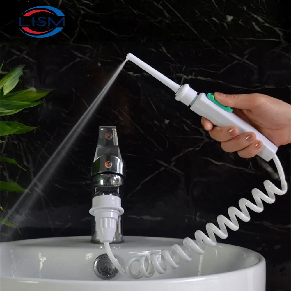 LISM Water Dental Flosser Faucet Oral Irrigator Floss Dental Irrigator Dental Pick Oral Irrigation Teeth Cleaning Machine
LISM Water Dental Flosser Faucet Oral Irrigator Floss Dental Irrigator Dental Pick Oral Irrigation Teeth Cleaning Machine