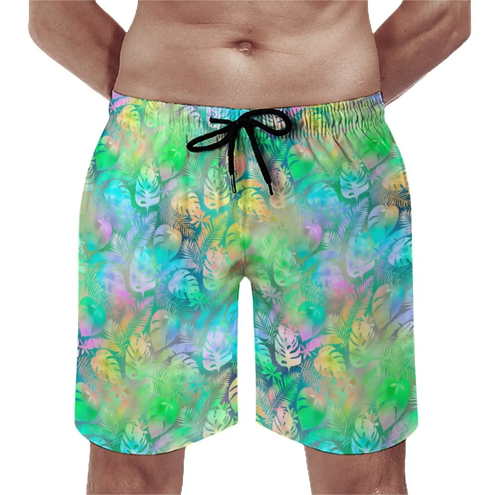 Tropical Board Shorts Summer Colorful Palm Leaves Classic Beach Shorts Male Sportswear Quick Drying Design Beach Trunks
Tropical Board Shorts Summer Colorful Palm Leaves Classic Beach Shorts Male Sportswear Quick Drying Design Beach Trunks