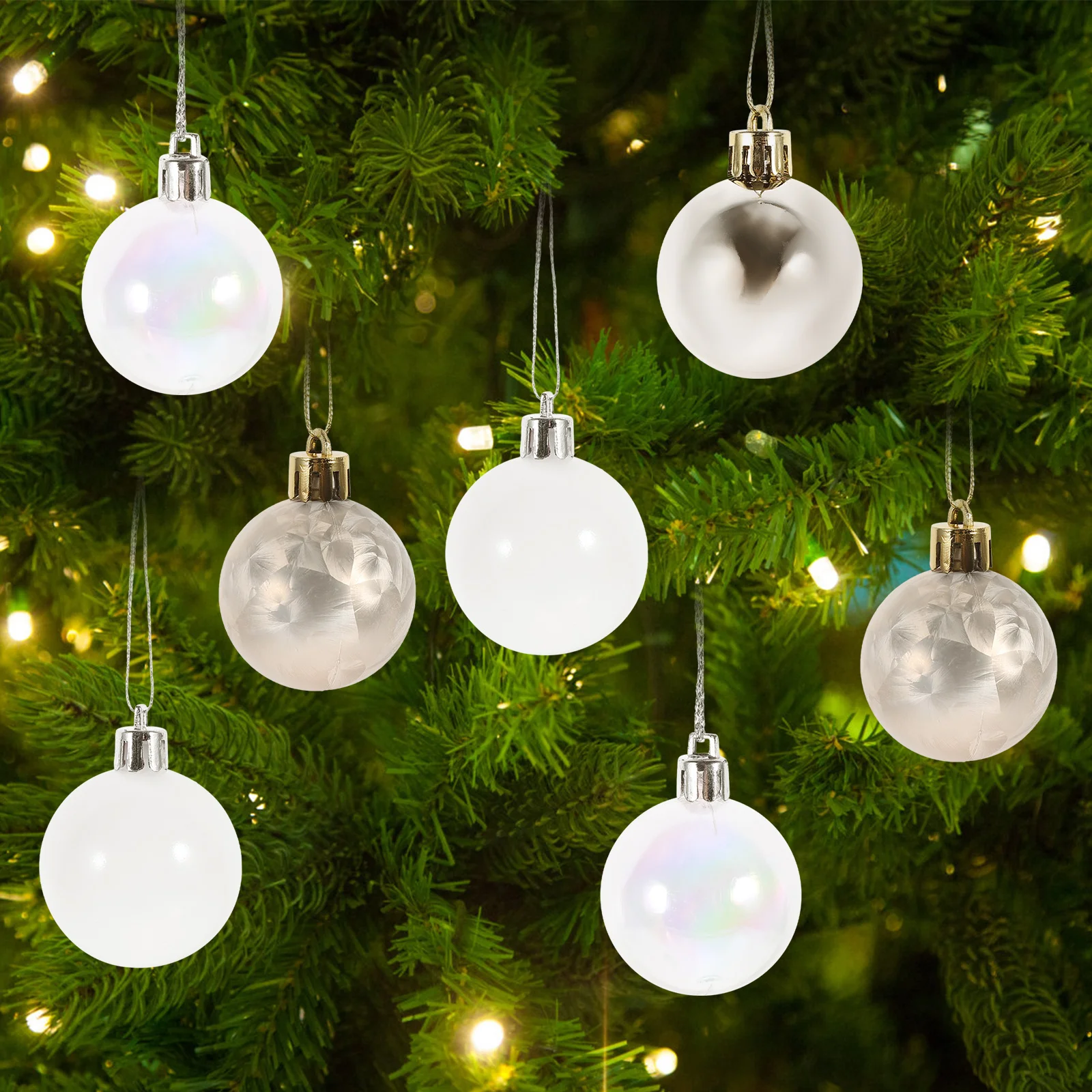 24pcs Christmas Tree Hanging Balls Decorative Balls Xmas Tree Ball Pendants Xmas Ornaments
24pcs Christmas Tree Hanging Balls Decorative Balls Xmas Tree Ball Pendants Xmas Ornaments