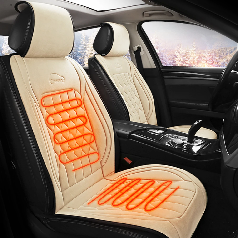 Heated Car Seat Cover 12-24V Universal Car Seat Heater 30'S Fast Heating Pad Thicken Car Heated Seat Cushion Warm Seat Protector
Heated Car Seat Cover 12-24V Universal Car Seat Heater 30'S Fast Heating Pad Thicken Car Heated Seat Cushion Warm Seat Protector